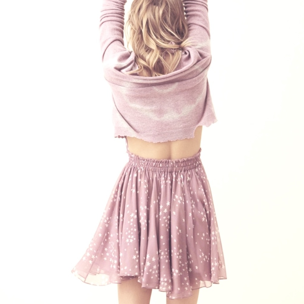 LoveShackFancy Halter Mini Dress Size S
